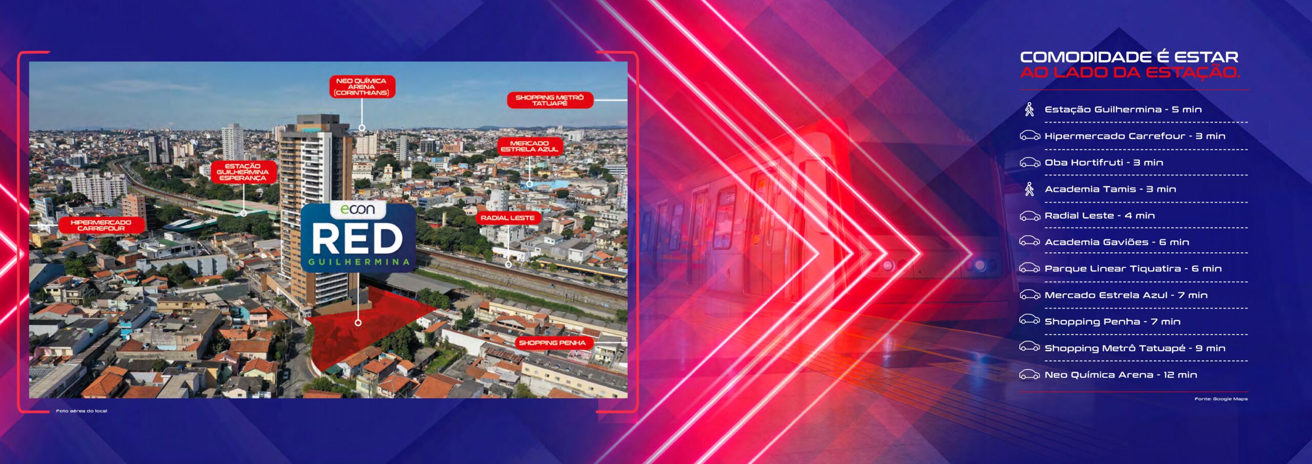 Red Guilhermina Econ Construtora Localização